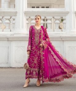 Pakistani Women's Fancy Chiffon Dress with Elegant Embroidery | Jalwa Store 