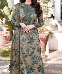 Women's Formal Organza Dress with Premium Designer Embroidery | Jalwa Store 