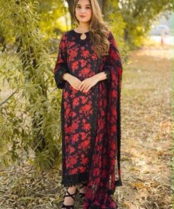 Elegant Chiffon Party Wear Outfit with Luxury Embroidery | Jalwa Store 
