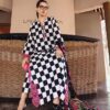 Designer Inspired Embroidered Chiffon Suit with Elegant Style | Jalwa Store 