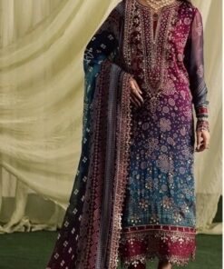 Designer Organza Party Wear Suit with Premium Lace Details | Jalwa Store 