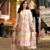 Luxury Organza Formal Dress with Beautiful Embroidered Sleeves | Jalwa Store 