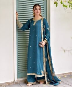 Premium Wedding Wear Organza Suit with Designer Finish | Jalwa Store 