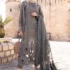 Luxury Embroidered Chiffon Suit for Women's Festive Collection | Jalwa Store 