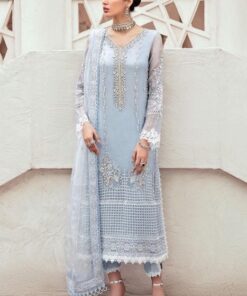 Women's Luxury Chiffon Embroidered Outfit for Formal Occasions | Jalwa Store 