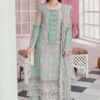 Designer Organza Party Wear Suit with Elegant Embroidery | Jalwa Store