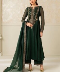 Pakistani Designer Inspired Organza Embroidered Collection for Women | Jalwa Store 