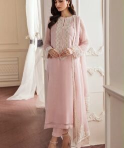 Elegant Women's Chiffon Suit with Premium Embroidery and Lace Work | Jalwa Store 