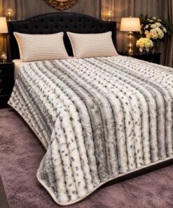 Luxury Bubble Printed Blanket King Size Double Bed LB-16 Machine Washable Premium Cozy Blanket 