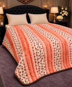 Luxury Bubble Printed Blanket King Size Double Bed LB-08 Premium Bubble Pattern King Size Blanket 