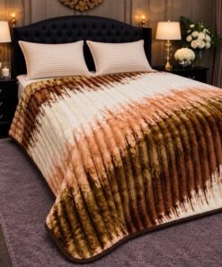 Luxury Bubble Printed Blanket King Size Double Bed LB-04 Luxury Bubble Design Cozy Blanket Pakistan 