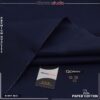 Alkaram Navy Blue Men Unstitched Hard Paper Cotton Suit 4.5 Meter Supreme Finish Premium Summer Fabric