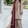 Premium Designer Lawn Dress with Airjet Fabric and Elegant Dupatta