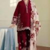 Premium Women's Summer Lawn Outfit with Designer Chiffon Dupatta