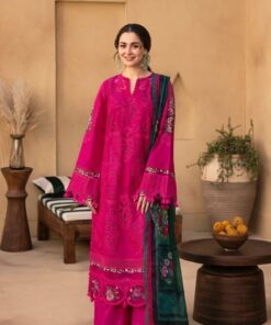 Pure Lawn 3 Piece Embroidered Unstitched Suit