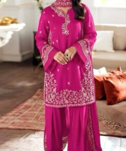 Premium Airjet Lawn Outfit with Embroidered Front and Printed Dupatta