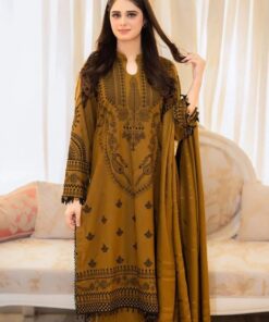 Elegant Unstitched Lawn Suit with Beautiful Embroidery for Women