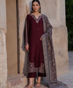 Premium Summer Lawn Embroidered Suit for Ladies with Digital Dupatta
