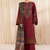 Luxury Pure Lawn Embroidered 3 Piece Unstitched Suit with Printed Dupatta