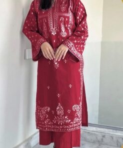 Classic Embroidered 2 Piece Suit 