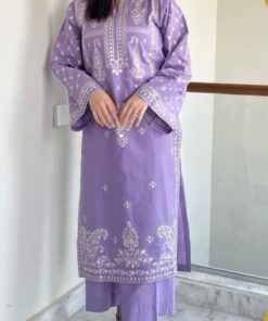 Pakistani Pure Lawn 2 Piece Suit 