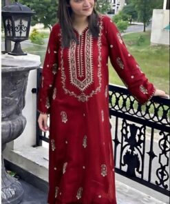 Elegant Pure Lawn 2 Piece Dress 
