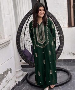 Beautiful Pure Lawn 2 Piece Dress 