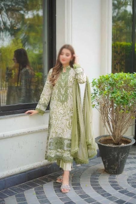 Elegant Chiffon Designer Suit for Weddings, Parties and Celebrations | Jalwa Store