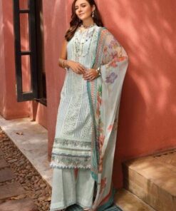 Luxury Organza Embroidered Suit with Designer Party Look | Jalwa Store 