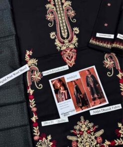 High quality display of Jazmin SK-689 winter dhanak unstitched 3 piece winter suit at Jalwa Store