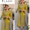 Front full view of Urge SK-714 winter dhanak unstitched 3 piece winter suit at Jalwa Store