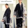 Catalog presentation of Aisling SK-692 winter dhanak unstitched 3 piece winter suit at Jalwa Store