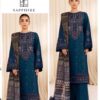 Coordinated dupatta drape and hem embroidery of Aisling SK-693 winter dhanak Pakistani ladies collection