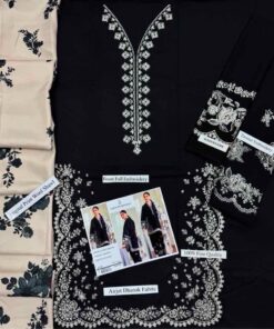 High definition fabric weave and sleeve embroidery of Aisling SK-692 winter dhanak Pakistani ladies collection