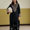 Classic Unstitched Sapphire Winter Dhanak 2PC Embroidered Suit featuring traditional Pakistani motifs - Jalwa Store New Arrivals