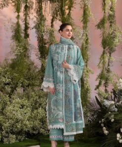 Jazmin SK-702 Winter Dhanak Embroidered 3 Piece Suit