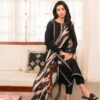 Zoomed in resham thread embroidery on Multani Khaddi Susi KH-214 multani khaddi susi Pakistani ladies collection
