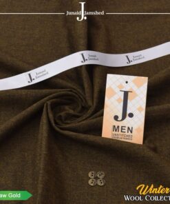 J. Men winter wool fabric featuring premium solid texture for men's clothing