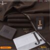 Unstitched J. Men winter wool fabric with authenticity card and poly bag