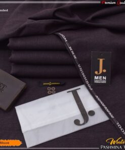 J. Men DG Series winter unstitched wool suit for traditional Pakistani wear