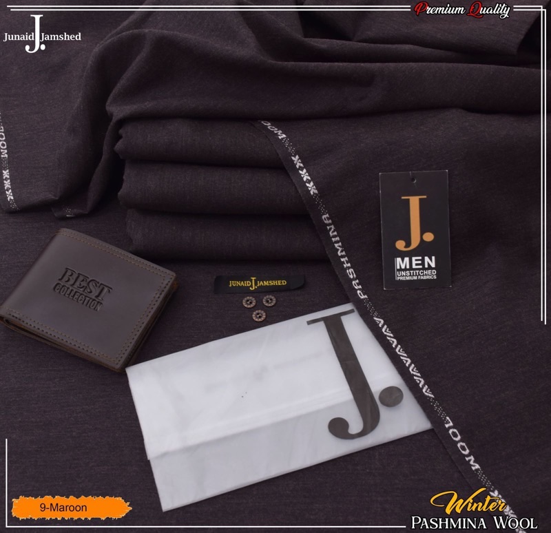 Men's winter unstitched clothing J. premium wool fabric by Jalwa Store