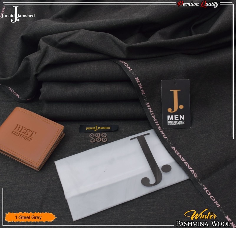 Jalwa Store premium arrival J. Men Wool unstitched suit for extreme winter