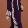 Luxurious Maroon 2PC Embroidered Sapphire Winter Dhanak Dress featuring traditional Pakistani motifs from Jalwa Store Winter Collection