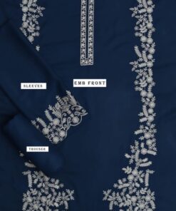 Classic Maroon Sapphire Dhanak 2-Piece Embroidered Winter Collection featuring heavy neckline embroidery | Jalwa Store Pakistani Fashion 