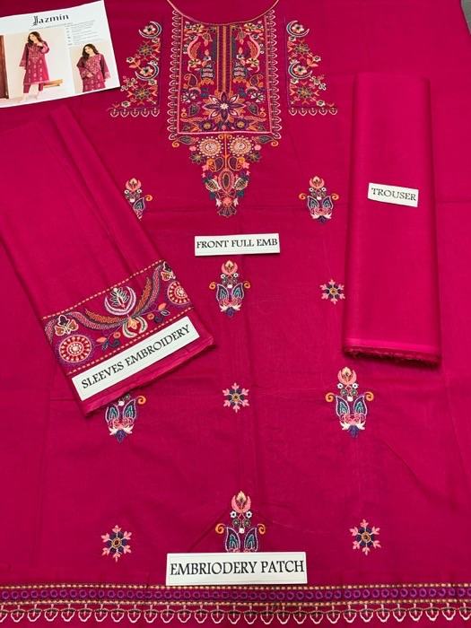 Authentic Teal Pure Dhanak Sapphire Winter 2-Piece Outfit with premium winter insulation - Jalwa Store Exclusive