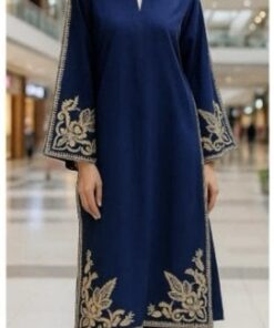 Gorgeous Rust Sapphire Dhanak 2-Piece Embroidered Winter Collection featuring detailed border embroidery - Jalwa Store Exclusive 