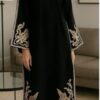 High-Quality Brown Pakistani Sapphire Winter Dhanak 2PC Embroidered Wear featuring heavy neckline embroidery | Jalwa Store Pakistani Fashion