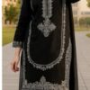 Stunning Teal Sapphire Winter Dhanak 2PC Embroidered Suit with matching trouser and shirt at Jalwa Store