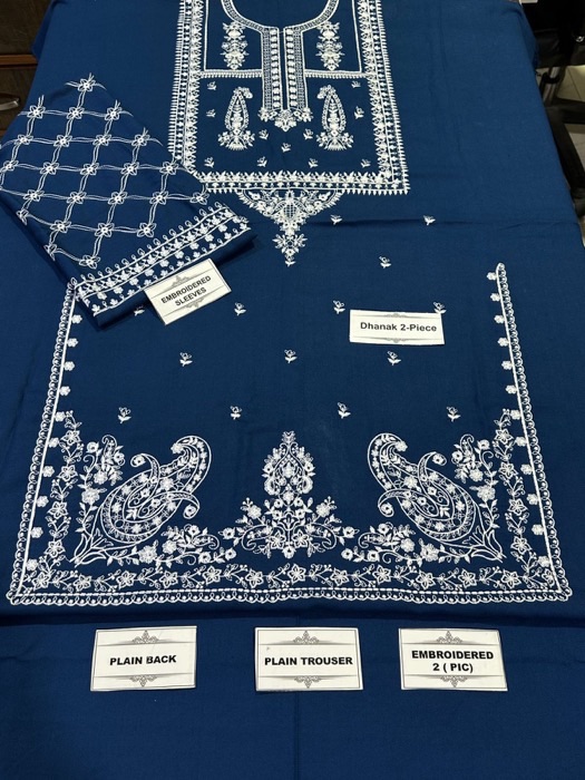 Sapphire Winter DHANAK 2PC EMBROIDERED SD-011 - Image 2