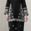 Exclusive Red 2PC Embroidered Sapphire Winter Dhanak Dress featuring traditional Pakistani motifs by Jalwa Store